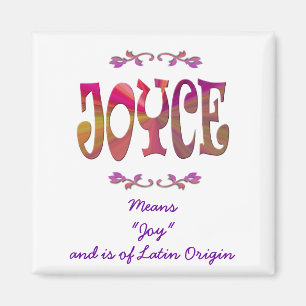 Menande av den Joyce magneten Magnet