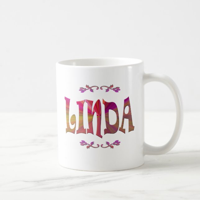 Menande av den Linda muggen Kaffemugg (Höger)