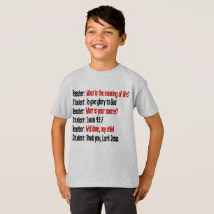 Menande av T-tröja för livIsaiah 43:7 Tee Shirt
