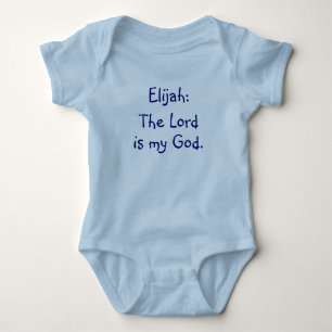 Menande Bodysuit för Elijah babynamn T-shirt