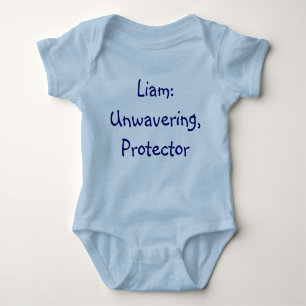 Menande Bodysuit för Liam babynamn Tee Shirt
