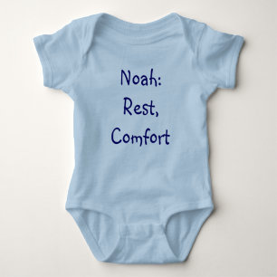 Menande Bodysuit för Noah babynamn Tee