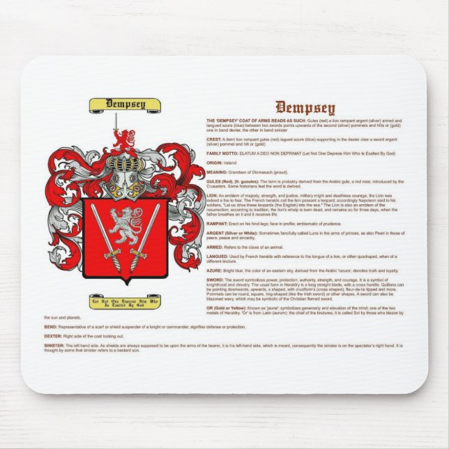 (Menande) Dempsey, Musmatta (Framsidan)