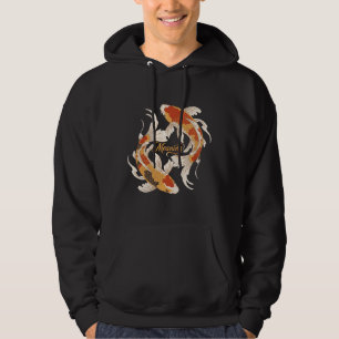 Menande – Koi Fisk Symbol för Tillväxt, Inspiratio Hoodie
