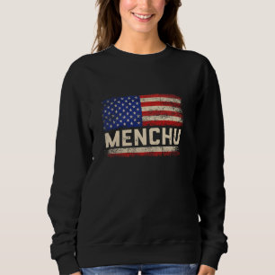 MENCHU Efternamn Tröja MENCHU Namn Amerikansk Flag