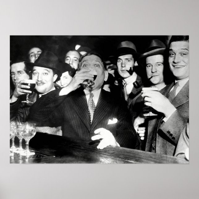 MENCKEN KNOCKS EN ÅTERGÅNG I SLUTET AV FÖRBUDET 19 POSTER (Framsidan)