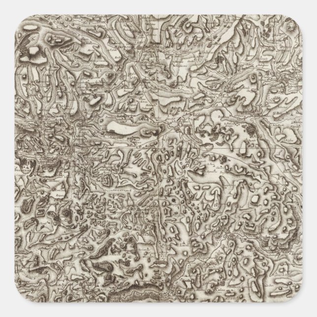 Mende Fyrkantigt Klistermärke (Framsida)