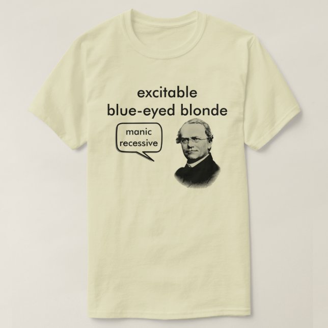 Mendel Manic recessiv T Shirt (Design framsida)