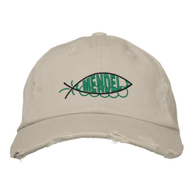 Mendel Peapod Fish Hat Broderad Keps (Framsida)