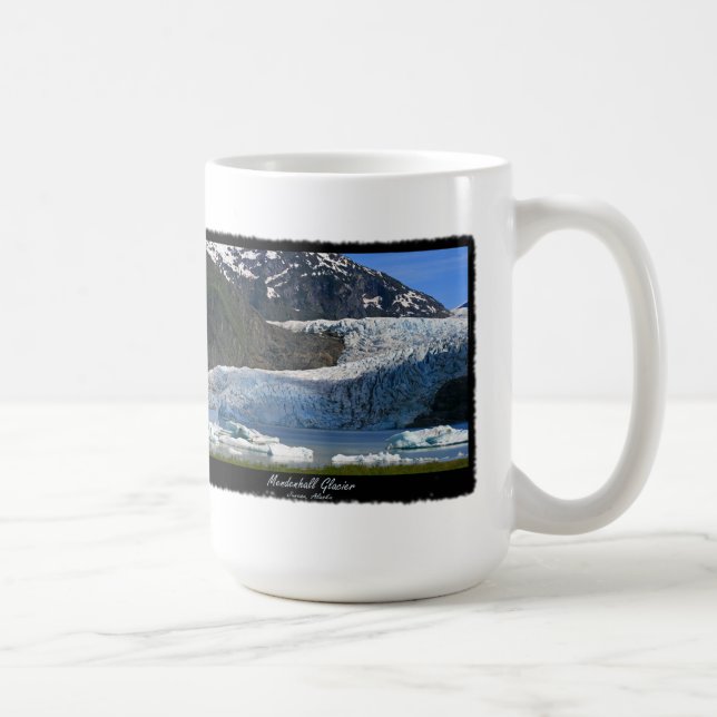 Mendenhall glaciär/Alaska minnessak Kaffemugg (Höger)