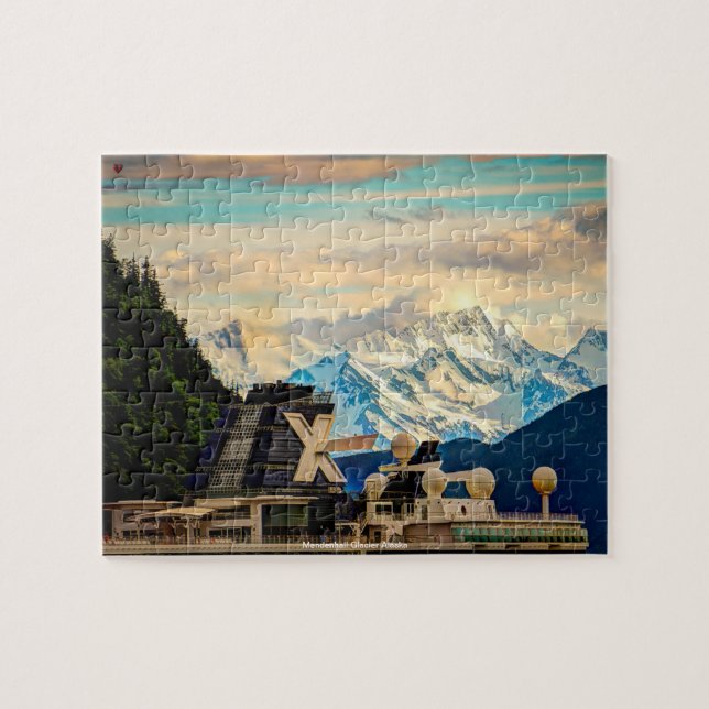 Mendenhall Glacier Alaska Pussel (Horisontell)