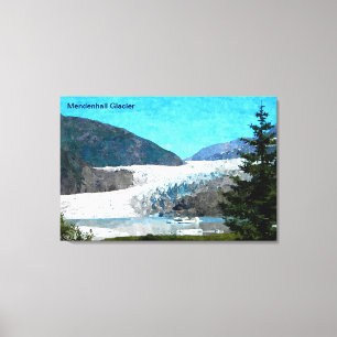 Mendenhall Glacier Canvastryck