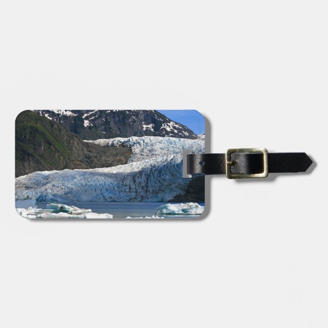 Mendenhall Glacier / Juneau Alaska Bagagebricka (Horisontell Framsida)