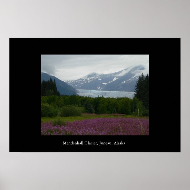 Mendenhall Glacier, Juneau, Alaska Poster (Framsidan)