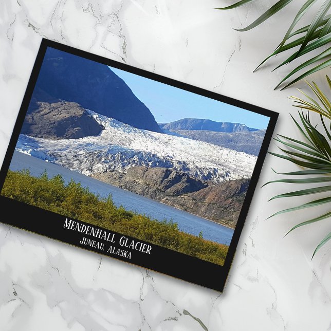Mendenhall Glacier Juneau Alaska Vykort (Skapare uppladdad)