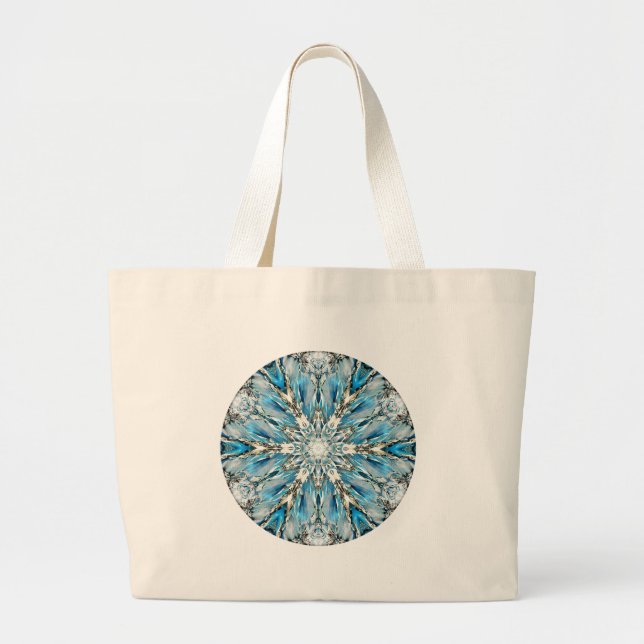 Mendenhall Glacier Mandala Jumbo Tygkasse (Framsidan)
