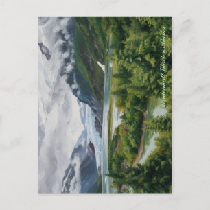 Mendenhall Glacier National Forest Pussel Vykort