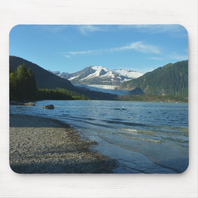 Mendenhall Lake i Juneau Alaska Landskap Musmatta (Framsidan)
