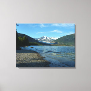 Mendenhall Sjö i Juneau Alaska Ligcape Canvastryck