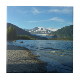 Mendenhall Sjö i Juneau Alaska Ligcape Kakelplatta