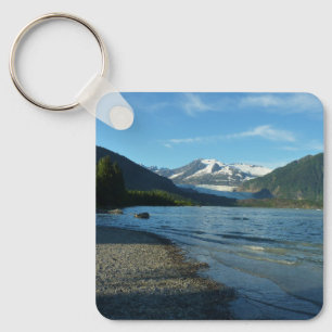 Mendenhall Sjö i Juneau Alaska Ligcape Nyckelring