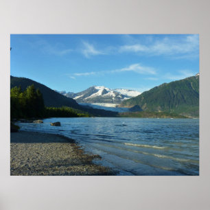 Mendenhall Sjö i Juneau Alaska Ligcape Poster