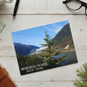 Mendenhallglacären Juneau Alaska Vykort