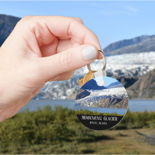Mendenhallglacieren Juneau Alaska Nyckelring
