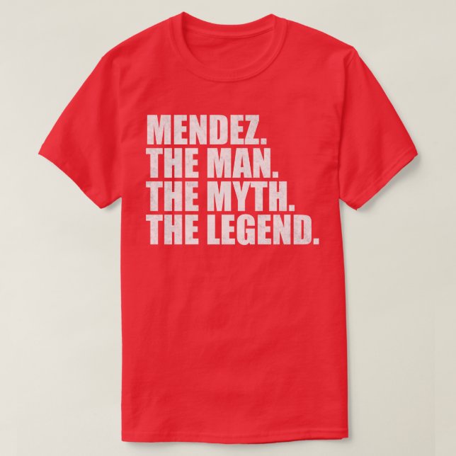 Mendez-familjen namn Mendez efternamn Mendez S T Shirt (Design framsida)