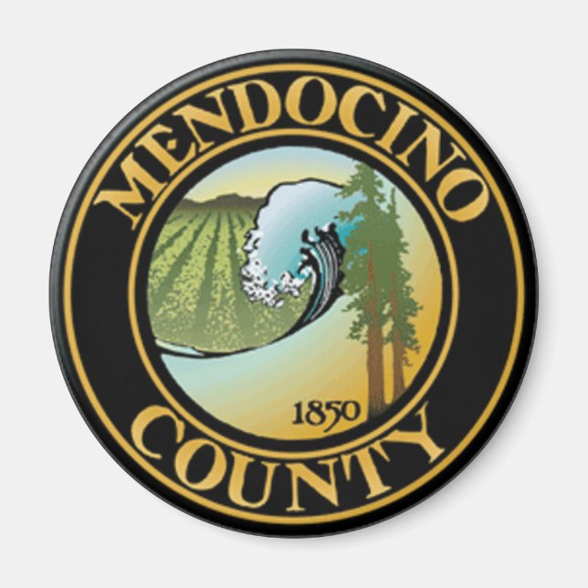 Mendocino County, California Magnet (Framsidan)