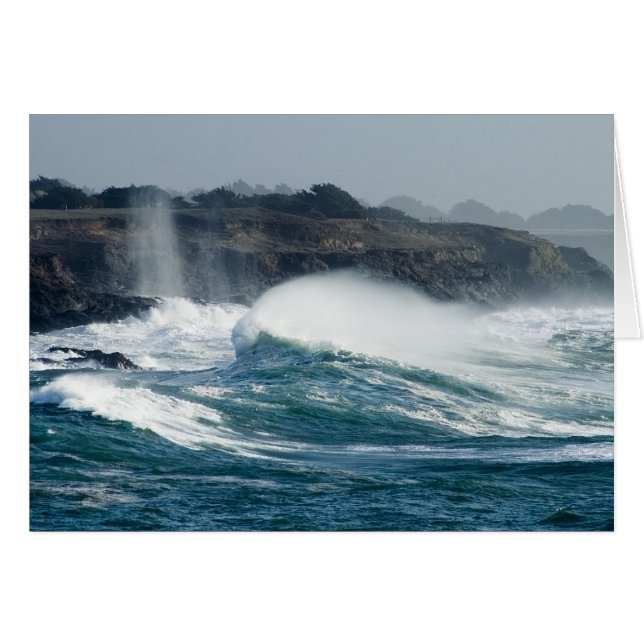 Mendocino Cove Hälsningskort (Framsidan Horizontal)