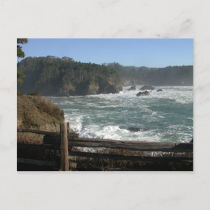 Mendocino Kusten, CA Vykort