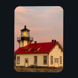 Mendocino Lighthouse Sunset Magnet<br><div class="desc">Hej! Hoppas du gillar det här fotot jag tog! Du kan gärna lägga till din egen text och kolla mina butiker för mer!</div>
