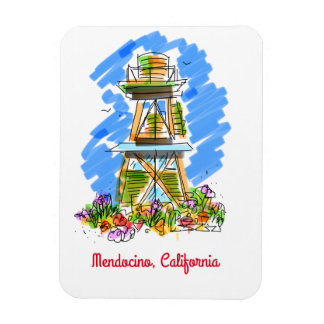 Mendocino-vattentorn Magnet