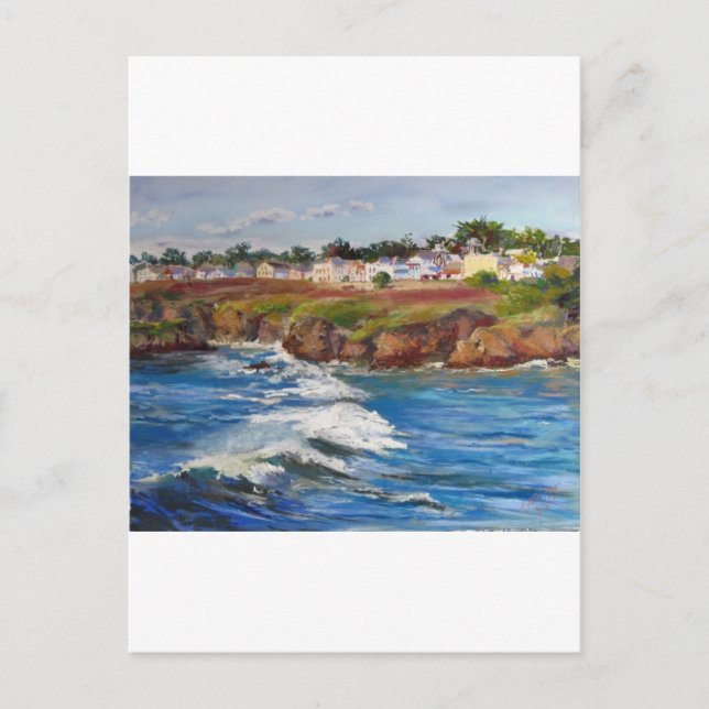 Mendocino Village Vykort (Framsida)