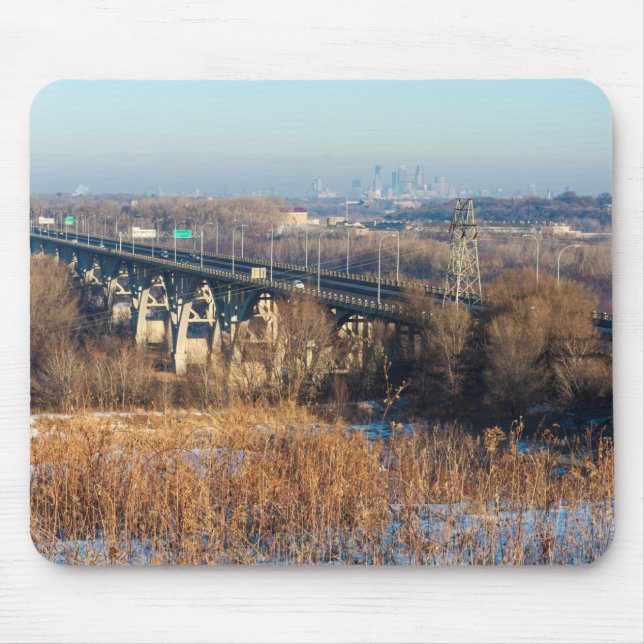 mendota bridge spanning Minnota River valley Musmatta (Framsidan)