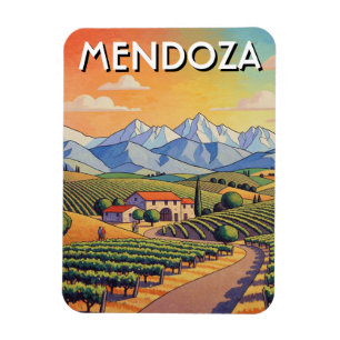 Mendoza Argentina Resa Magnet