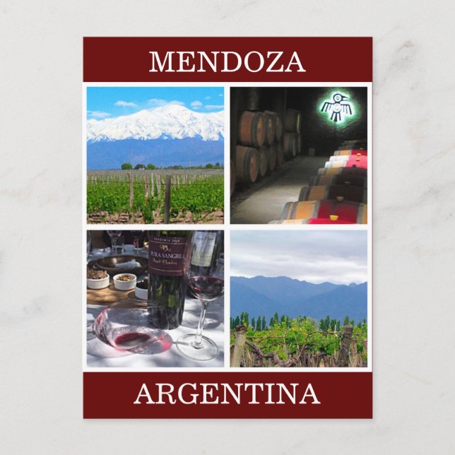 mendoza collage vykort (Framsida)