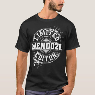 MENDOZA Funny Surname Family Träd Birthday Reunion T Shirt