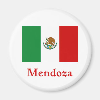 Mendoza Mexican Flagga Magnet