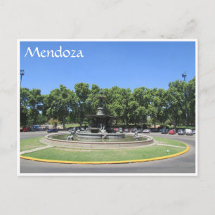 mendoza round vykort