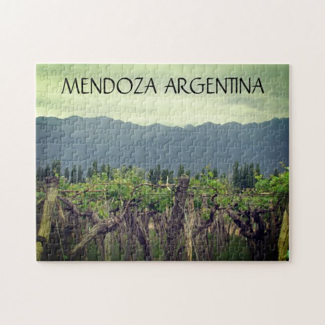 mendoza vines andes andes pussel (Horisontell)