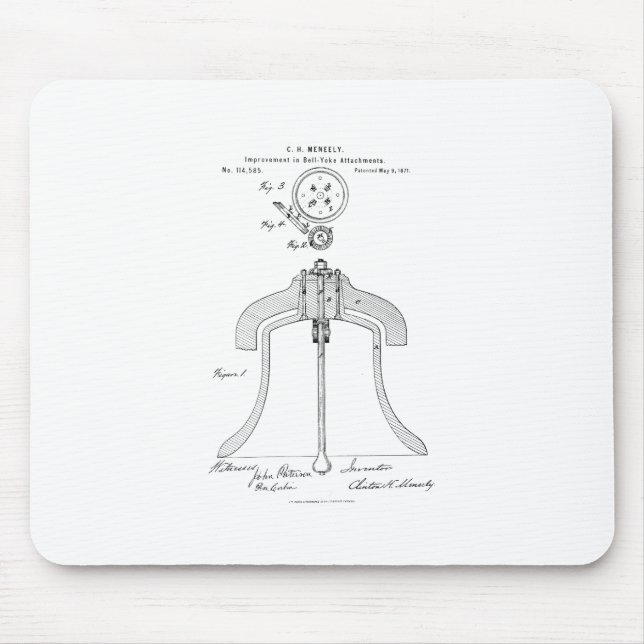 Meneely Bell Company - Yoke Patent Musmatta (Framsidan)