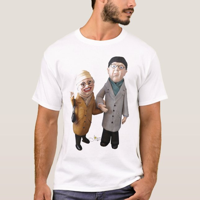 Meneer en mevrouw de Bok Tee Shirt (Framsida)