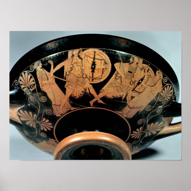 Menelaos tillsammans med Aphrodite Poster (Framsidan)