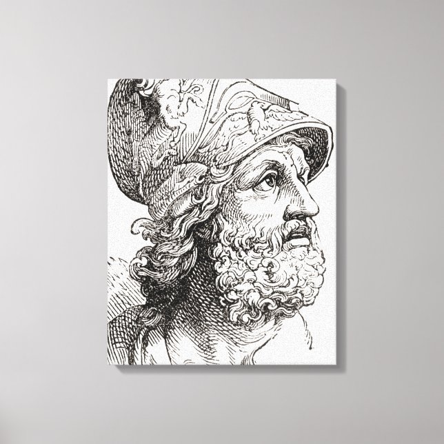 Menelaus, från World Illustrated History Canvastryck (Framsida)