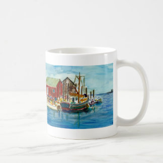 Menemsha från en original- vattenfärg av Arnold… Kaffemugg