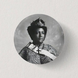 Menen Asfaw drottning Afrika kejsarinna Selassie I Knapp