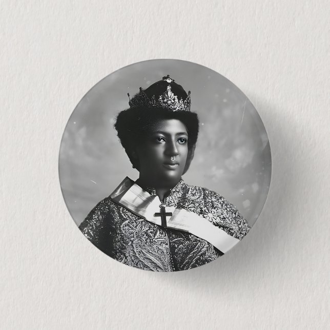Menen Asfaw drottning Afrika kejsarinna Selassie I Knapp (Framsida)