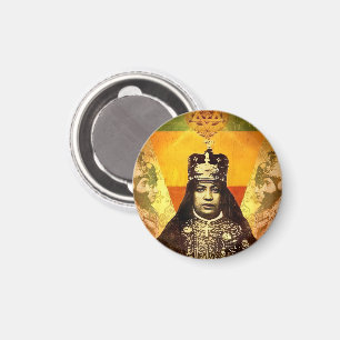 Menen Asfaw Haile Selassie HANSKE Jah Rastafari Magnet